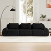 114'' Flannelette Modular Boneless Sofa with Deep Seat, Anti-Slip Design and No Assembly Required - 3 of 4