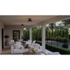 Urban Ambiance Luxury Coastal Outdoor Ceiling Light 10''H x 9''W,  Midnight Black Finish,  Santa-Ana Collection, UHP1322 - 2 of 4