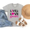 The Juniper Shop Live Love Gymnastics Youth Short Sleeve Tee - 4 of 4
