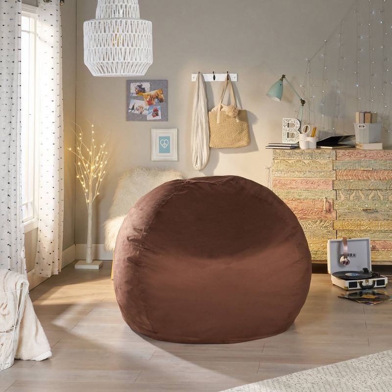 Madison Faux Suede Beanbag 5' - Christopher Knight Home, 6 of 7