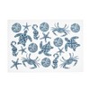 C&F Home Stamped Seaside Cotton Placemat Machine Washable Set of 6 - 2 of 4