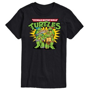 Men's - Teenage Mutant Ninja Turtles - Pizza Dudes Short Sleeve Graphic T-Shirt - 1 of 4