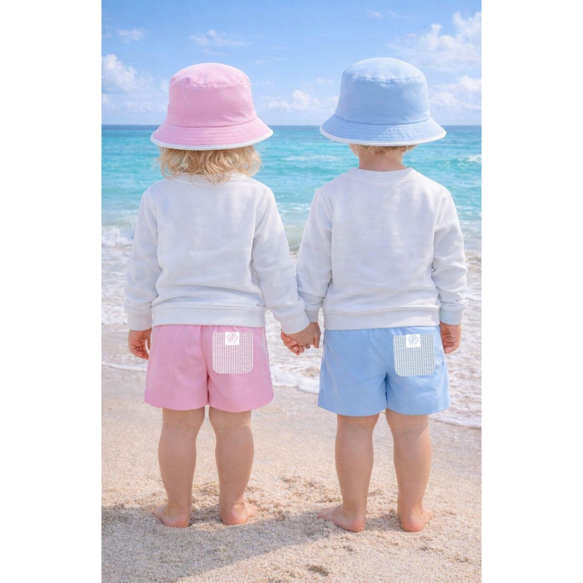 Bits & Bows Coastal Crest Bucket Hat - thumbnail 3