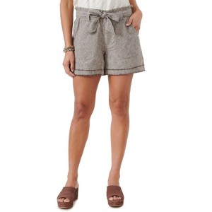 Women's Moonrock Paper Bag Fray Hem Shorts - Democracy - 1 of 4