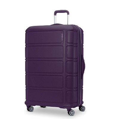 American Tourister NXT Checkered Hardside Carry On Spinner Suitcase - Soft  Lilac