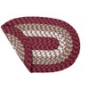 Alpine Stripe Collection 100% Polypropylene Durable & Stain Resistant Double Sided Reversible Indoor Area Utility Octagonal Rug - 3 of 4