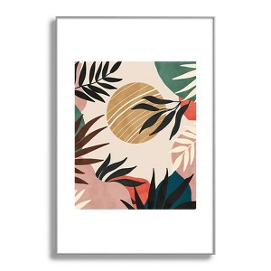 Marta Barragan Camarasa Modern tropical sunrise G Metal Framed Art Print - Deny Desings - 1 of 3