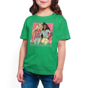 Boys' - Barbie - Spring Easter Barbie And Friend Short Sleeve Graphic T-Shirt - 1 of 3