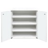 Racxily Premium Sneaker Shoe Box - Wooden Sneaker Storage Display Case,Dustproof Tempered Glass,Elegant Living Room Wardrobe Use with 12+ LED Hues - 2 of 4