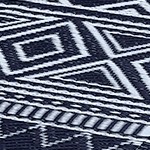 black blue/white