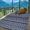 Rug Waterproof Outdoor Carpet Patio Rug Mat Reversible RV Camping Rug Plastic Straw Rug Outside Outdoor Area Rug for Patio Balcony Backyard Picnic - 4 of 4