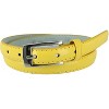 CTM Women's Skinny 3/4 Inch Leather Dress Belt - 4 of 4