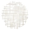 Cheung's Iquara Large Round Metal Wall Art Silver - 3 of 4