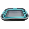SAMMART 30L(8 gallon) Collapsible Plastic Laundry Basket, Water capacity: 24L(6.3 gallon) - 4 of 4