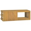 VidaXL Wall-mounted Bathroom Cabinet 35.4"x15.7"x11.8" Solid Wood Teak - 2 of 4