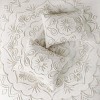 Gulches 3 Piece Tufted Cotton Chenille Comforter Set Ivory/Taupe Full/Queen - 4 of 4