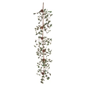 Transpac Foam 60 in. Green Christmas Eucalyptus Garland with Pinecones - 1 of 4