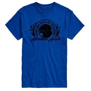 Men's - Instant Message - Hunting Dog Adventure Awaits Short Sleeve Graphic T-Shirt - 1 of 4