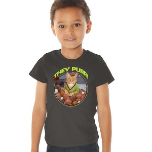 Toddler Boys' Star Trek the Purr T-Shirt Charcoal - 1 of 4