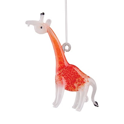 Gallerie II Art Glass Giraffe Christmas Xmas Ornament