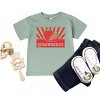 The Juniper Shop Strawberry Rays Toddler Short Sleeve Tee - 5T - Seafoam - 3 of 4