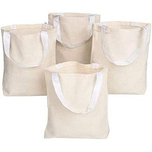 Rhode Island Novelty 8.75 Inch Canvas Tote Bags Set of 12 - 1 of 4