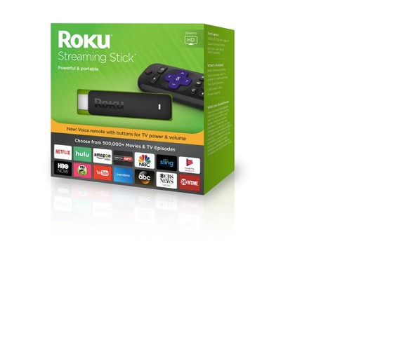 Roku Streaming Stick - Black (3800R)