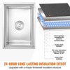 VEVOR Drop in Ice Chest, 20"L x 14"W x 12"H Stainless Steel Ice Cooler, Commercial Ice Bin with Cover, 40 qt Outdoor Kitchen Ice Bar - 4 of 4