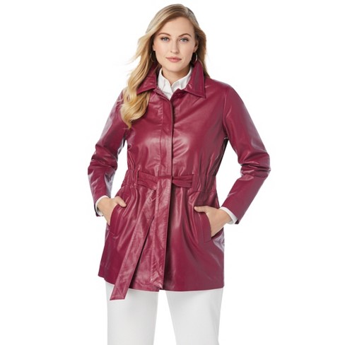 Target leather deals jacket