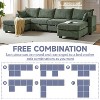 TiramisuBest 113.5" U-Shaped Modular Corduroy Sectional Sofa with Storage Ottoman, 6-Seat Convertible Chaise for Living Room,Black - 4 of 4
