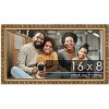 PosterPalooza | 16x8 Wood Antique Frame with UV Acrylic, 4 Finishes: Bronze, Gold, Silver, and Black - 2 of 4