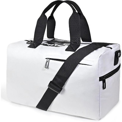 Hachikiko Water Resistant Travel Tote with Wet Pocket,TSA-Friendly Weekender Overnight Carry-On,Easy-to-Clean