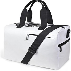 Hachikiko Water Resistant Travel Tote with Wet Pocket,TSA-Friendly Weekender Overnight Carry-On,Easy-to-Clean - 1 of 4
