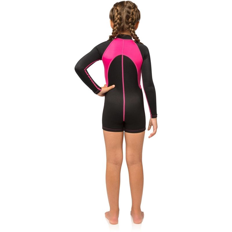 Cressi 1.5mm Neoprene One-piece Long Sleeves Kids Swimsuit Shorty, 3 of 5