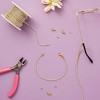 Juvale 11 Yards Rhinestone Chain, Gold Trim String for DIY Jewelry Making, Crafts, Shoe Charms, 2mm Wide - 4 of 4