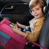 iMountek"Kids Safety Travel Tray - Waterproof Car Seat Play Tray, Snack Table, Tablet & Toy Holder"Pink - 3 of 4