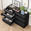 8/6 Drawers Dresser Chest, Modern Handleless Storage Cabinet with Wide Storage for Bedroom -ModernLuxe - 2 of 4