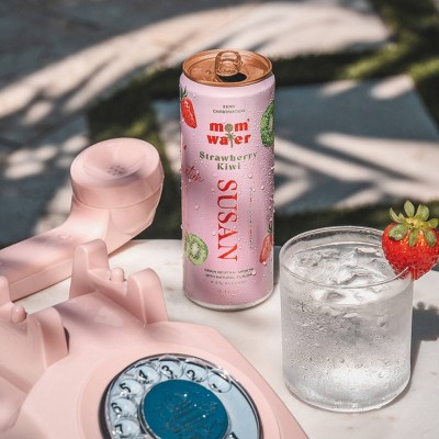 Mom Water Strawberry Kiwi - Susan - 4pk/355ml Cans