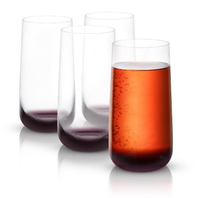 Joyjolt Gwen Highball Glasses - Set Of 4 Drinking Glasses Lead-free Crystal  Cocktail Glassware - 18oz : Target