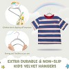HOUSE DAY 14 Inch Kids Velvet Hangers - 4 of 4