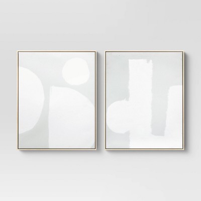 (Set of 2) 16" x 20" Follow the Lead I & II Framed Wall Canvas - Threshold™