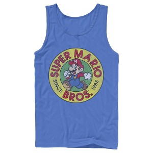 Men's Nintendo Mario Walk Circle 1985 Tank Top - 1 of 3