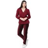 da-sh Women's Stretch Rib Knit Corduroy Jegging | Burgundy - 2 of 4
