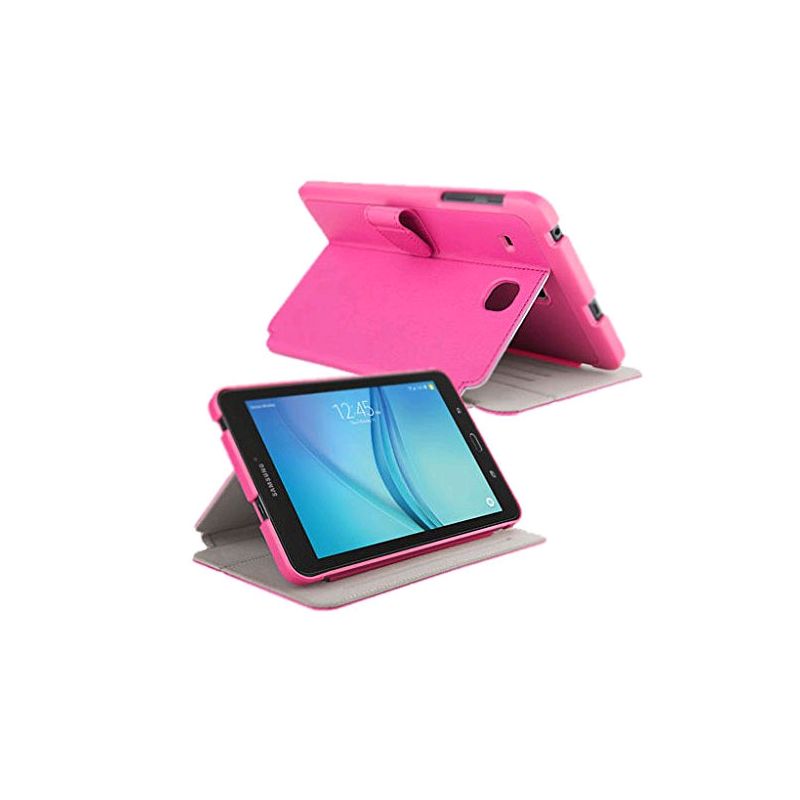 Verizon Folio Case with Magnetic Tab Closer for Samsung Galaxy Tab E 8" - Pink, 2 of 3