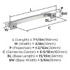 Amerock Incisive 6-5/16 Inch (160mm) Cabinet or Furniture Pull - 4 of 4