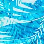 blue multi leaves