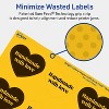 Avery Bright Yellow Paper Labels, 2-9/32" x 1-27/32" Heart - 4 of 4