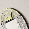 FUFU&GAGA Large 31.5" Round Wall Mirror with Glass Inlay Luxury Hanging Mirror for Home Decor Decorative Accent - 4 of 4