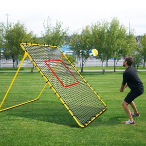 PLAYAPUT 7x4FT Volleyball Rebounder Net , Yellow - 1 of 4
