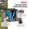 Toomax Stora Way All Weather Horizontal Outdoor Storage Shed Cabinet ...